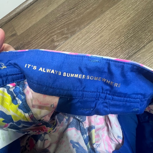 Lilly Pulitzer Callahan Shorts "Indigo Sunken Treasure" - Picture 6 of 12